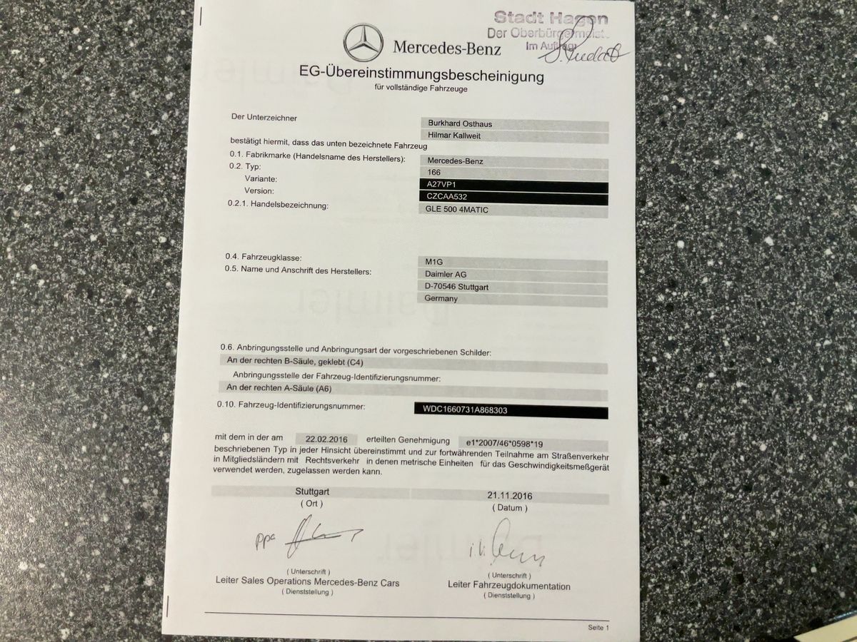 Mercedes-Benz GLE-Klasse d'occasion
