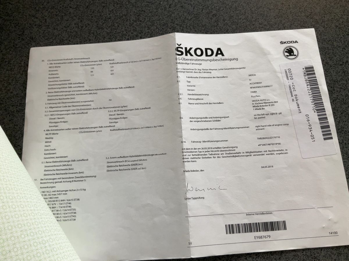 Skoda Fabia d'occasion