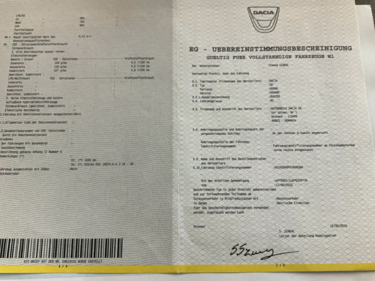 Dacia Duster d'occasion