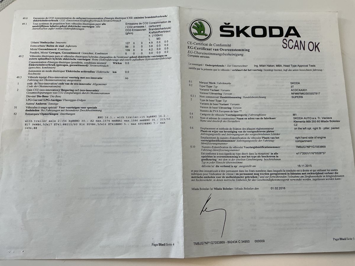 Skoda Superb d'occasion