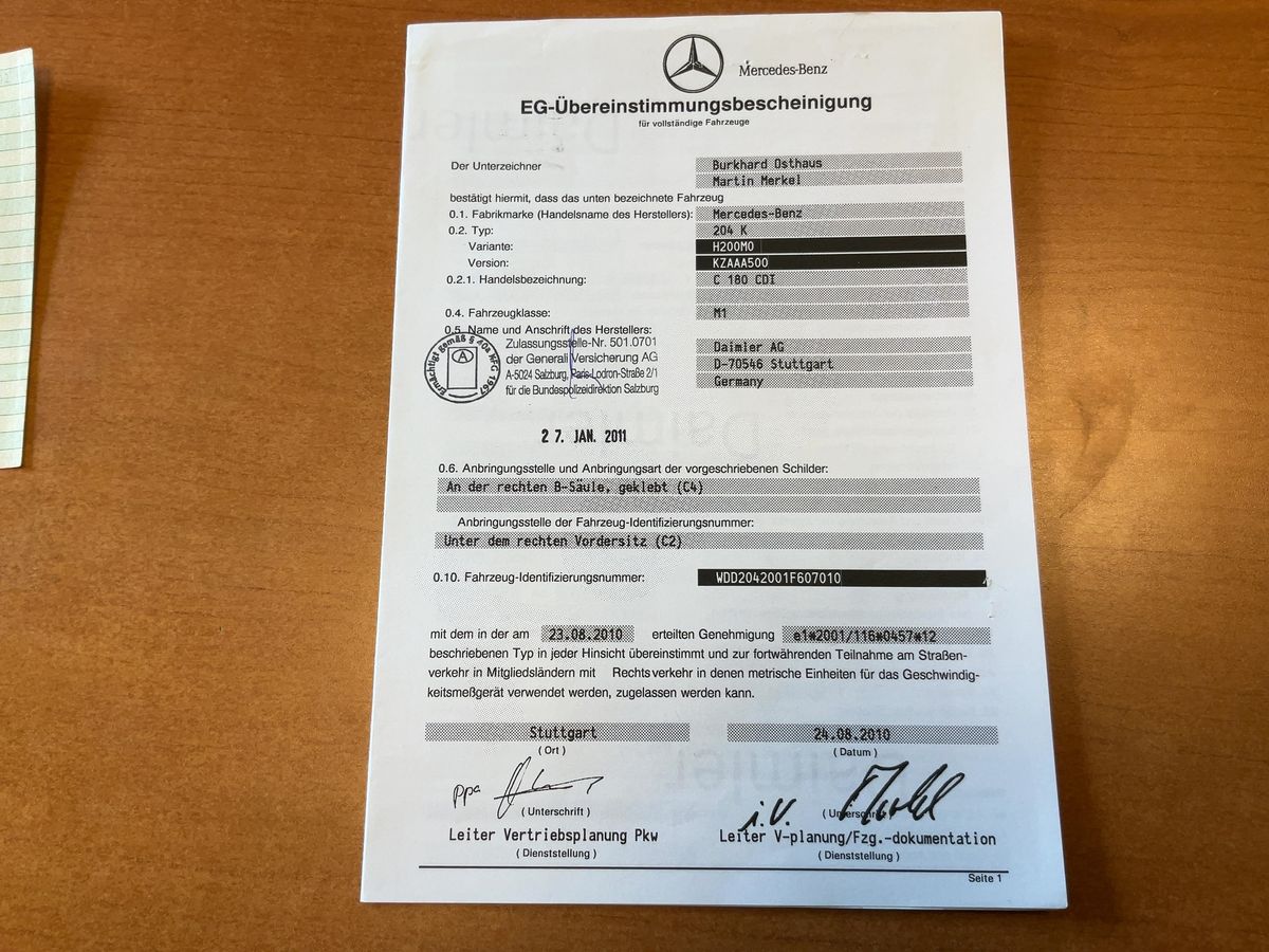 Mercedes-Benz C-Klasse d'occasion