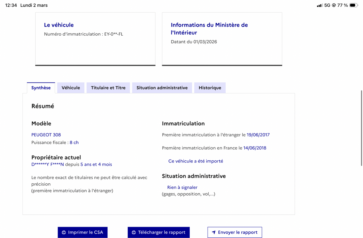 Peugeot 308 d'occasion