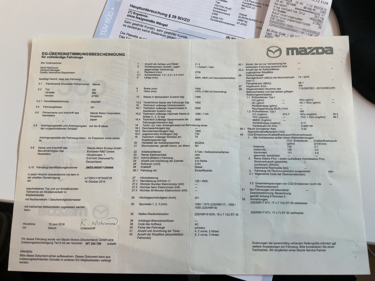 Mazda 6 d'occasion