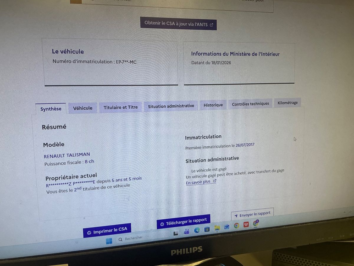 Renault Talisman d'occasion