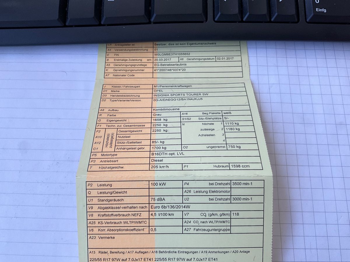 Opel Insignia Sports Tourer 1.6 CDTI DPF Edition