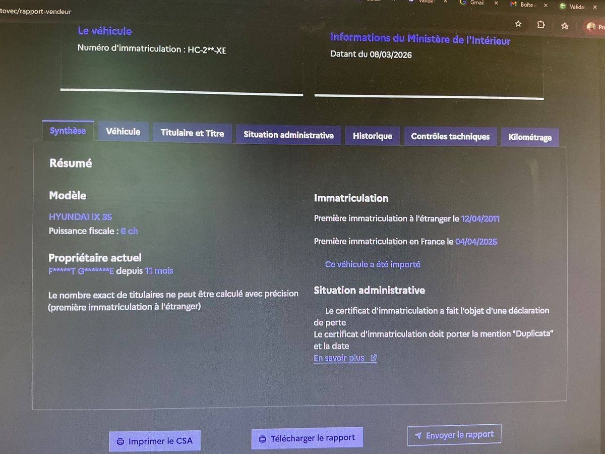 Hyundai ix35 d'occasion