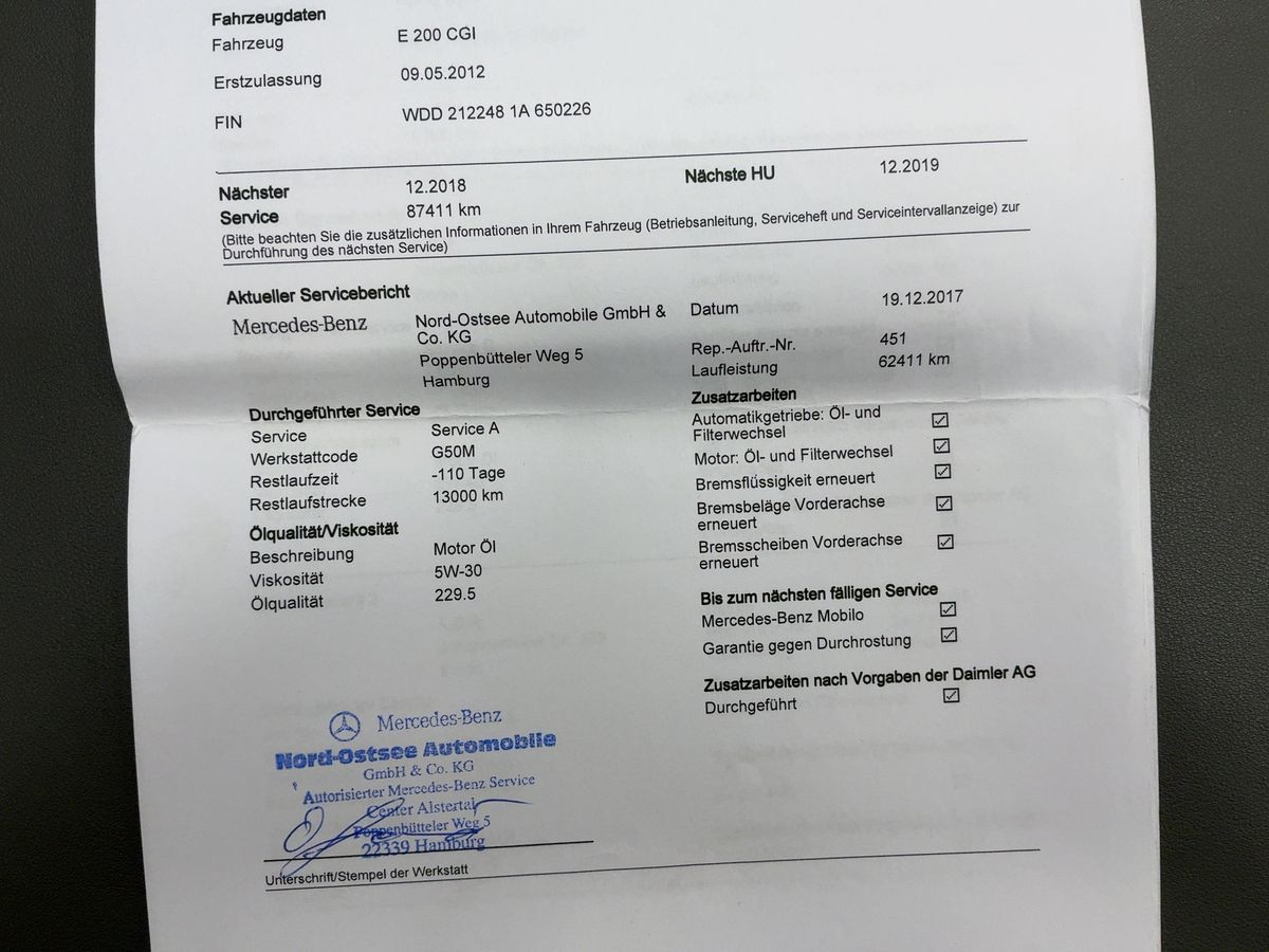 Mercedes-Benz E-Klasse 2012 — photo 28