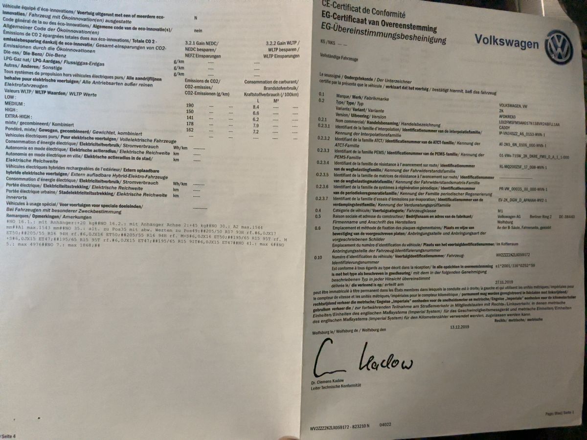 Volkswagen Caddy d'occasion