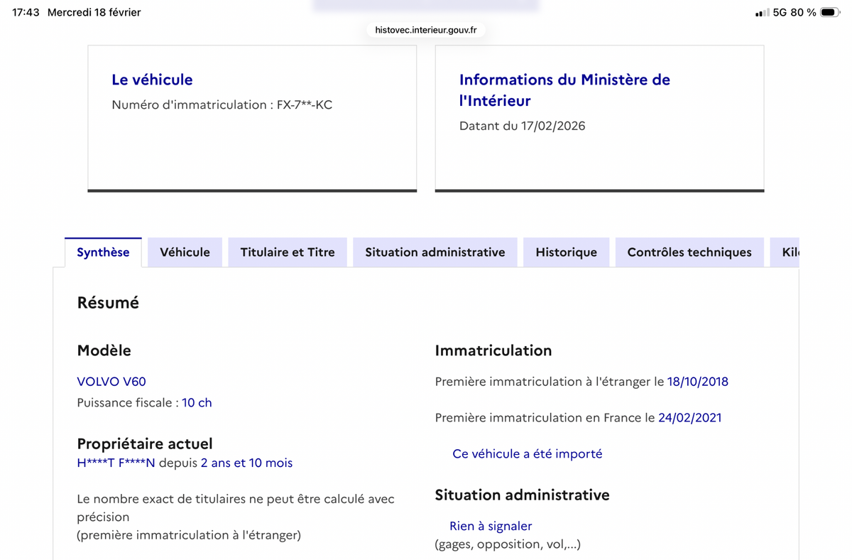 Volvo V60 d'occasion