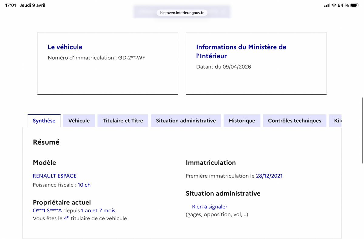 Renault Espace d'occasion