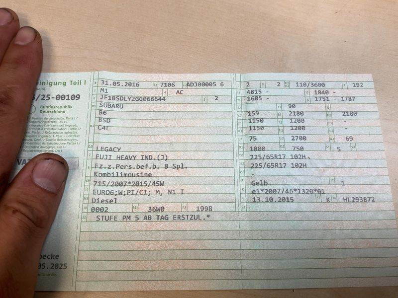 Subaru Outback 2.0 Diesel Comfort — zdjęcie 15