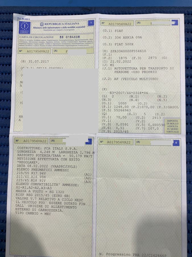 Fiat 500X d'occasion