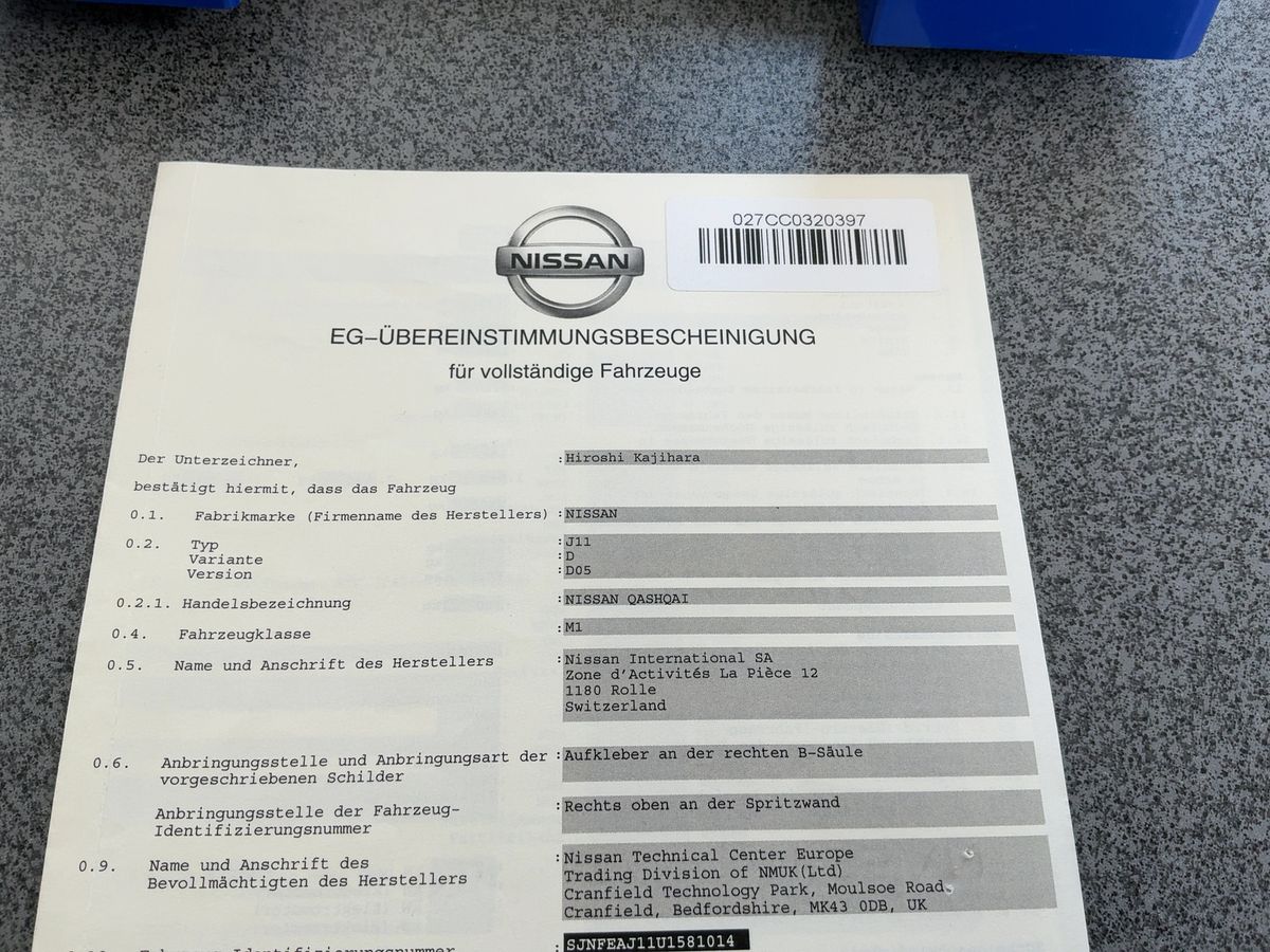 Nissan Qashqai d'occasion