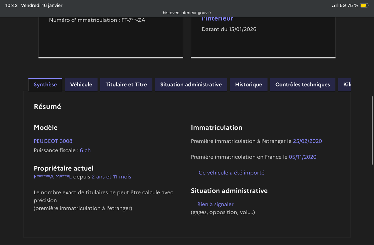 Peugeot 3008 d'occasion