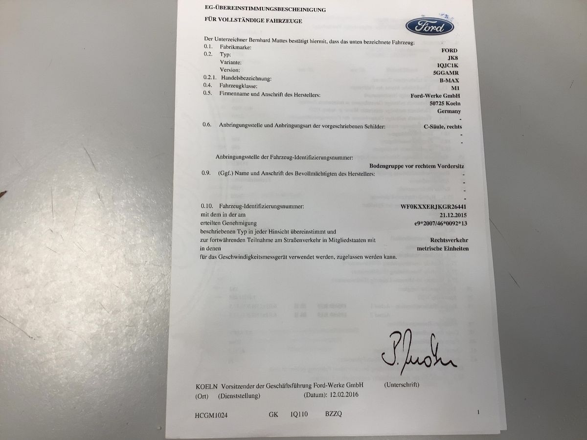 Ford B-Max d'occasion