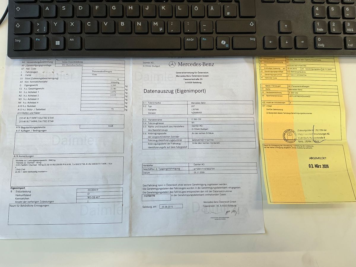 Mercedes-Benz E-Klasse d'occasion