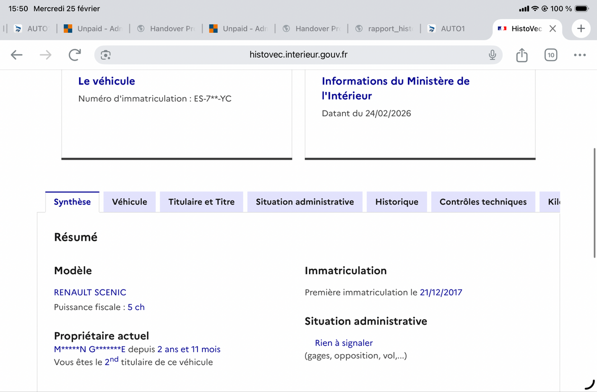 Renault Scenic d'occasion