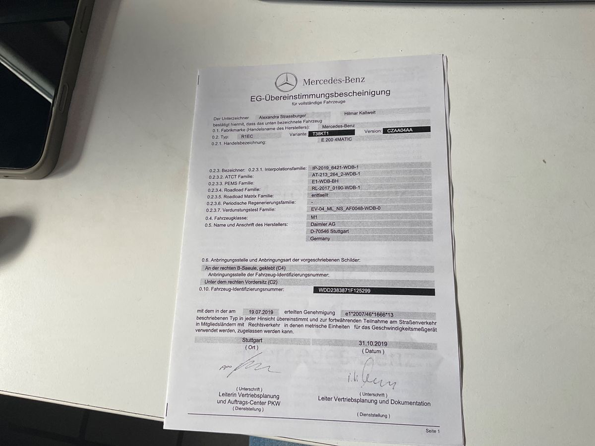 Mercedes-Benz E-Klasse E 200 4Matic AMG Line