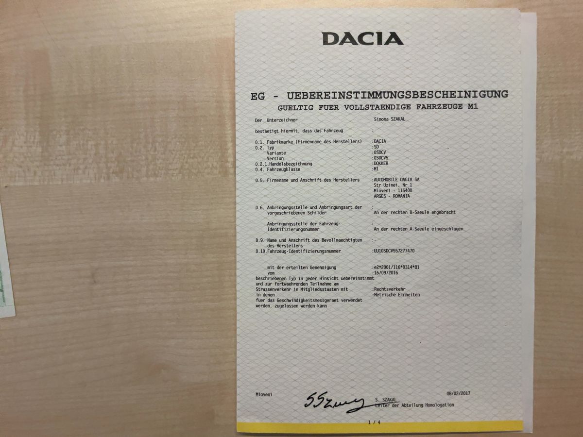 Dacia Dokker d'occasion