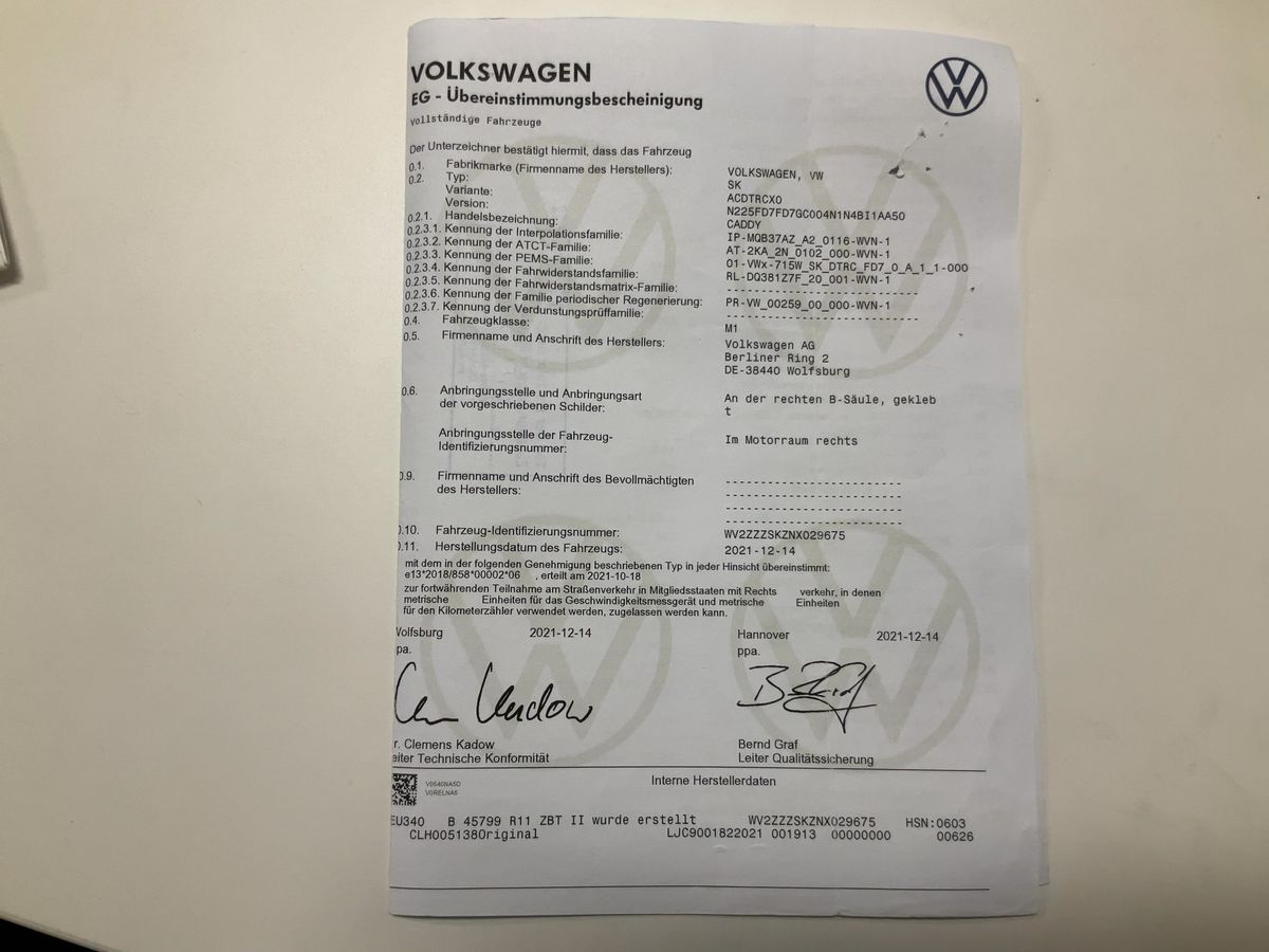 Volkswagen Caddy d'occasion