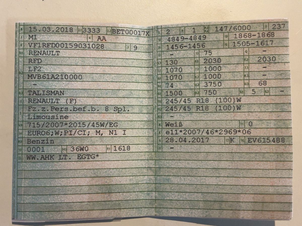 Renault Talisman d'occasion