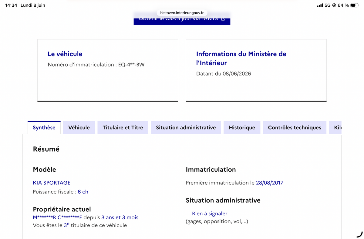 Kia Sportage d'occasion