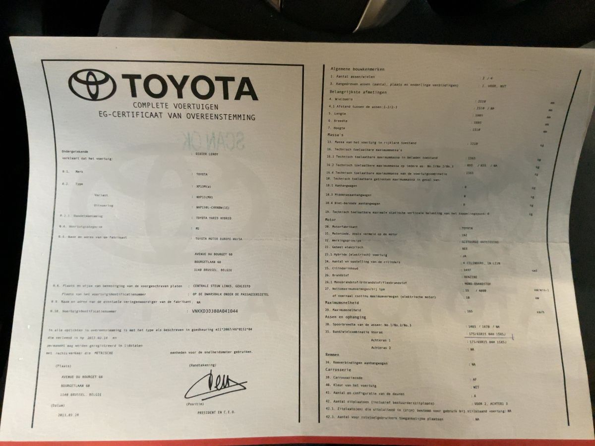 Toyota Yaris d'occasion