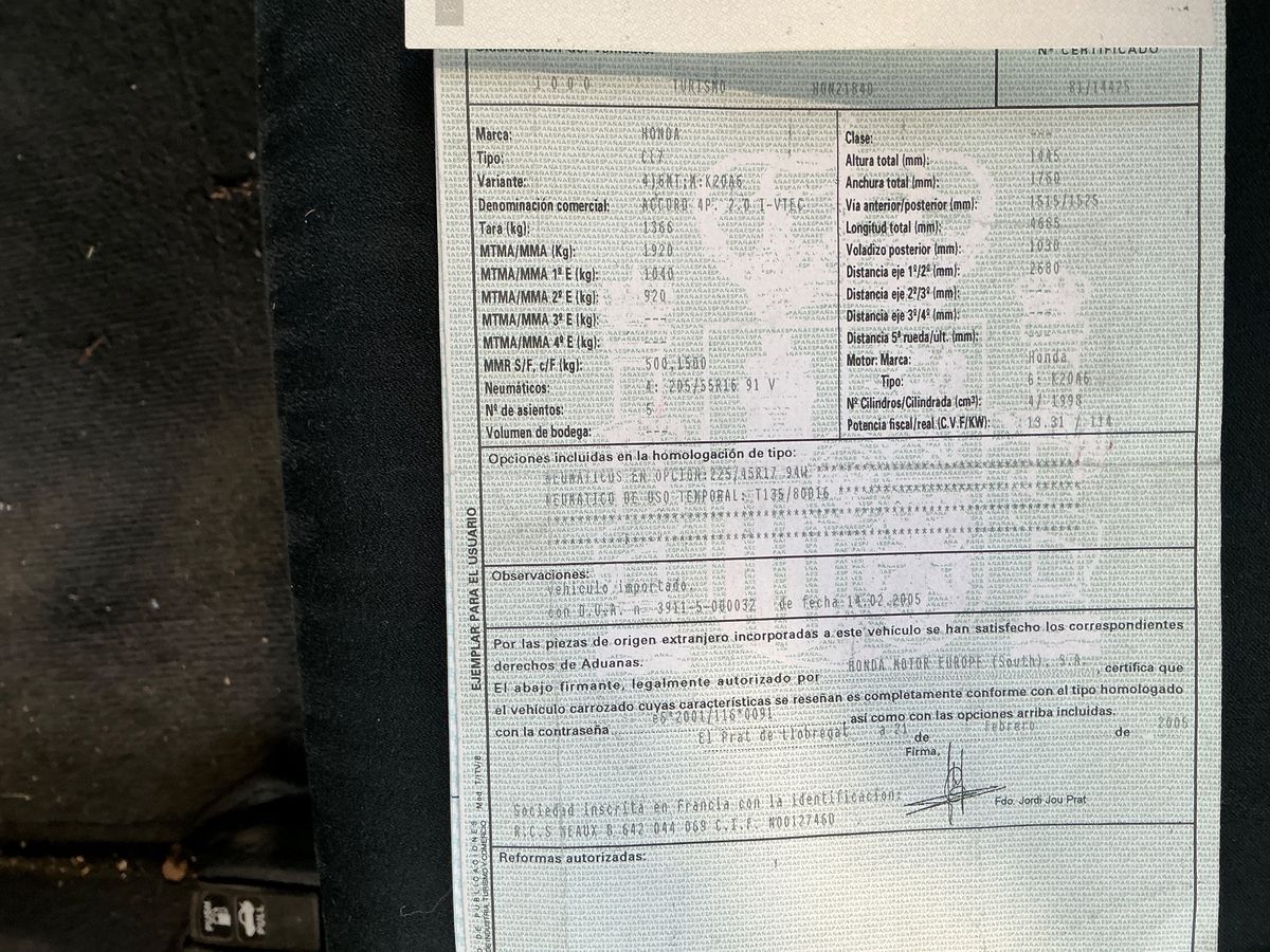 Honda Accord d'occasion