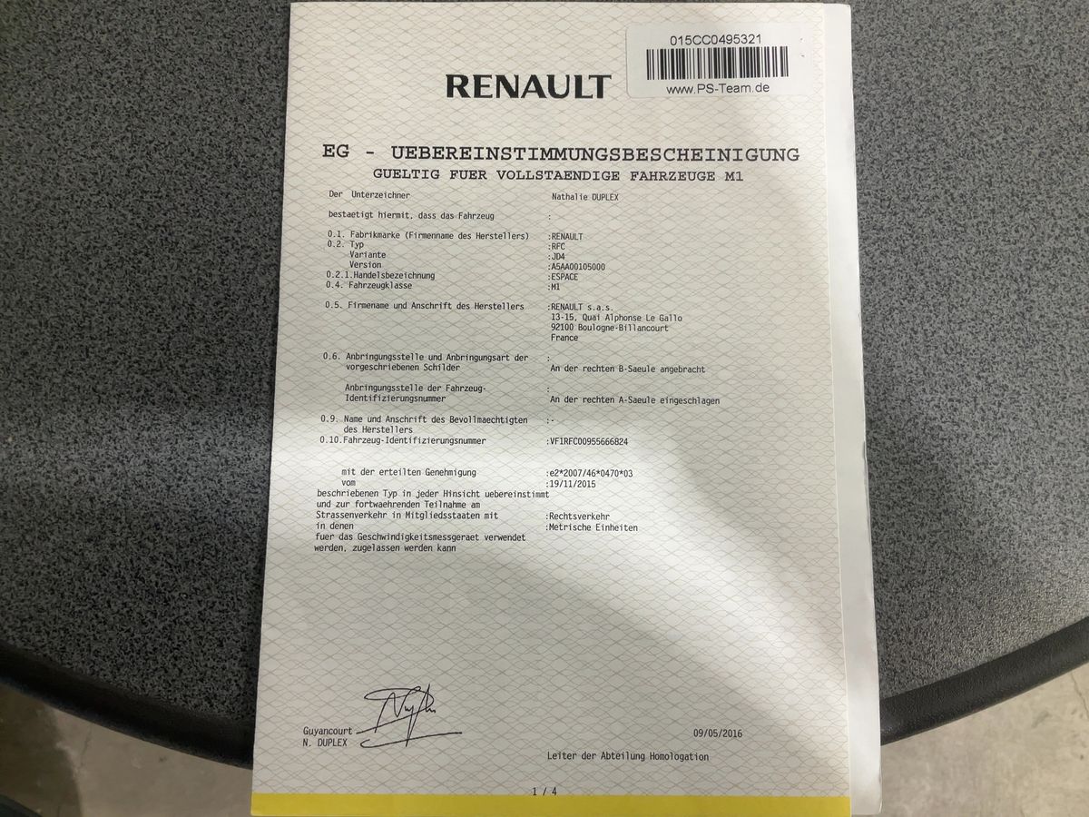 Renault Espace d'occasion