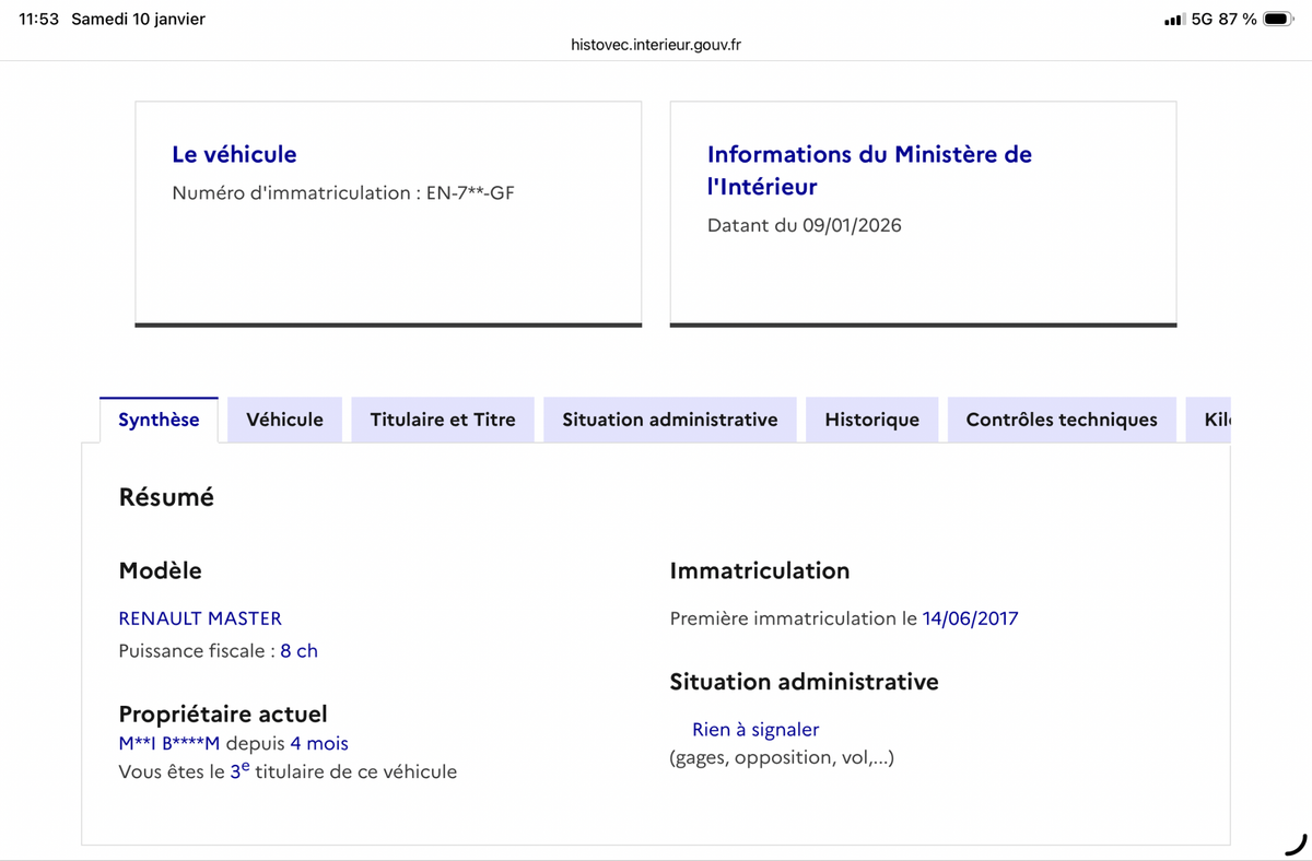 Renault Master d'occasion