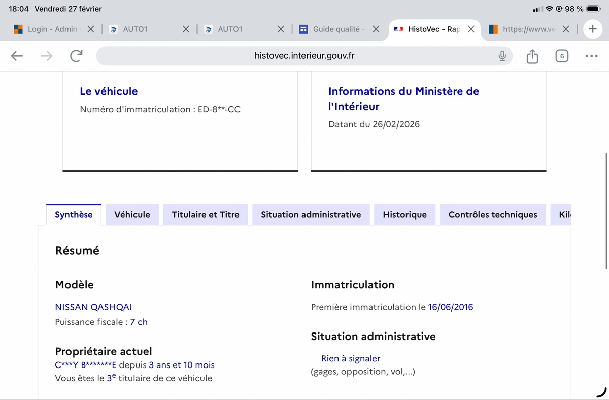 Nissan Qashqai d'occasion