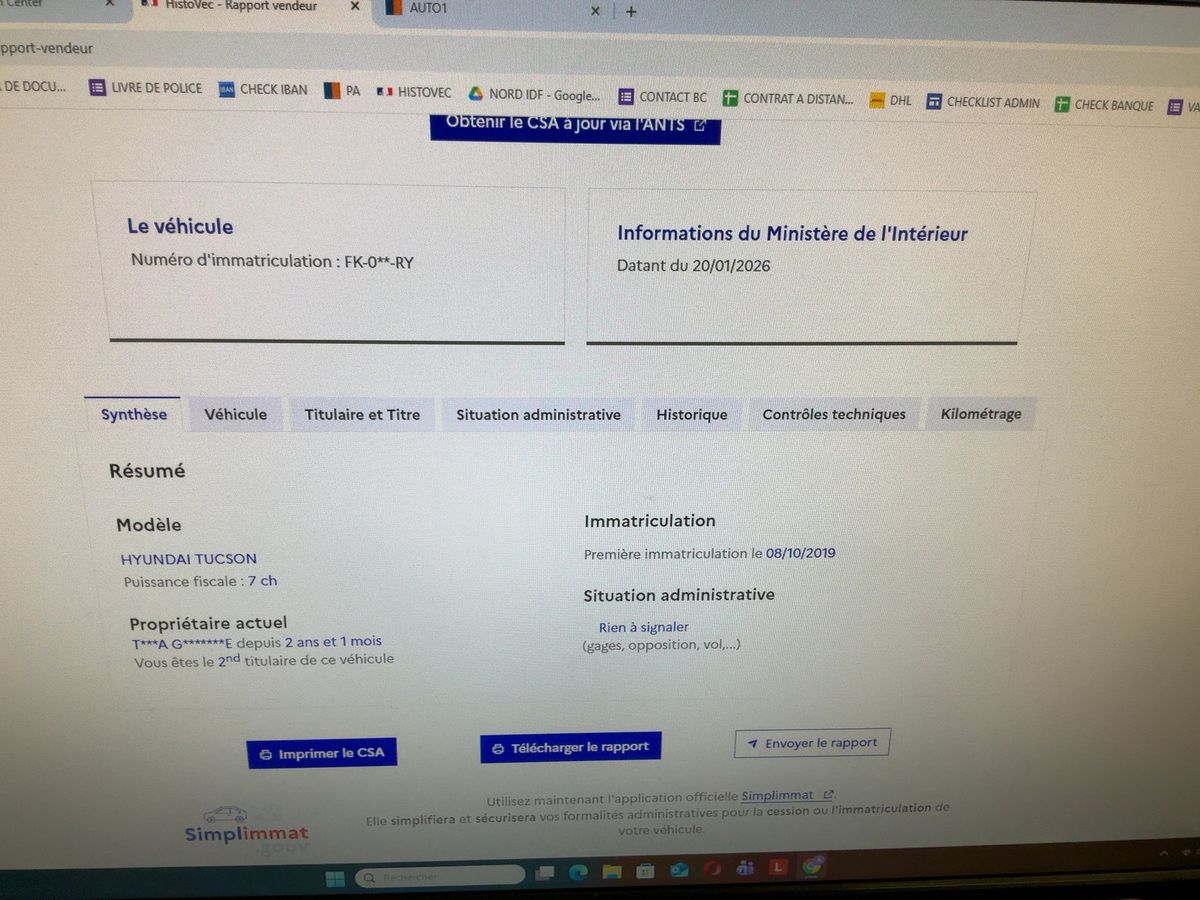 Hyundai Tucson d'occasion