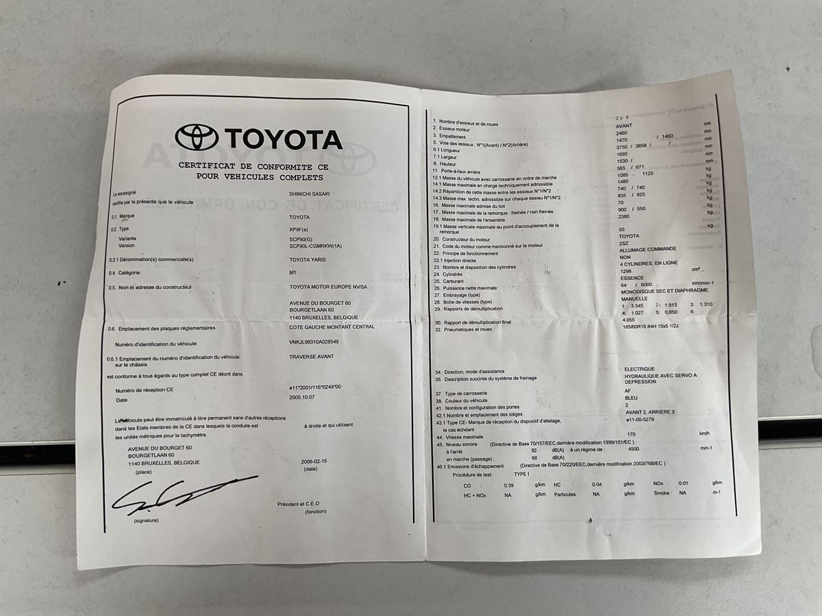 Toyota Yaris d'occasion