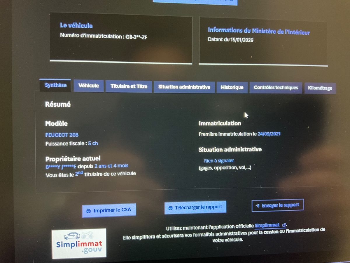 Peugeot 208 d'occasion