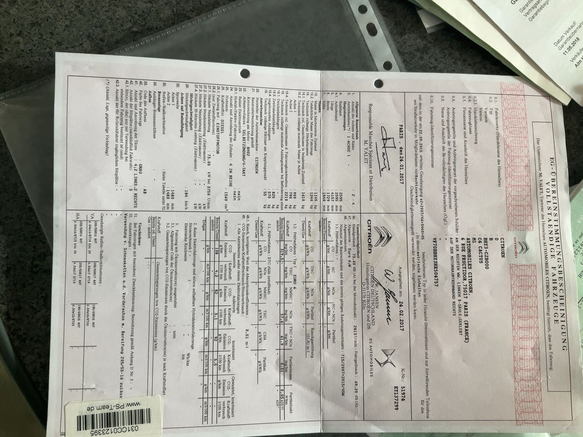 Citroen C4 Cactus 1.6 Blue-HDi Feel