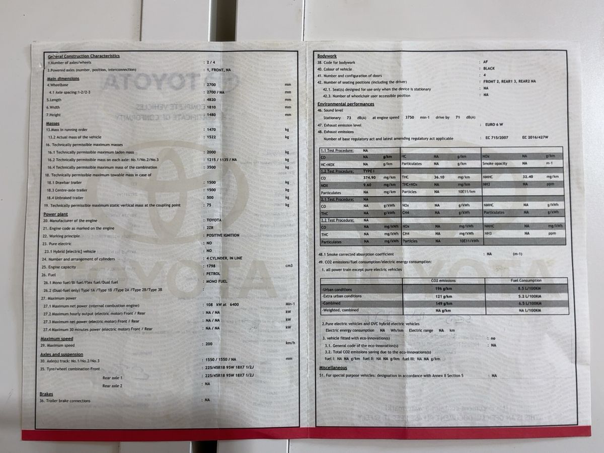 Toyota Avensis d'occasion