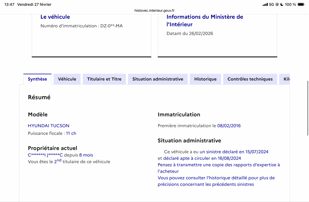 Hyundai Tucson d'occasion