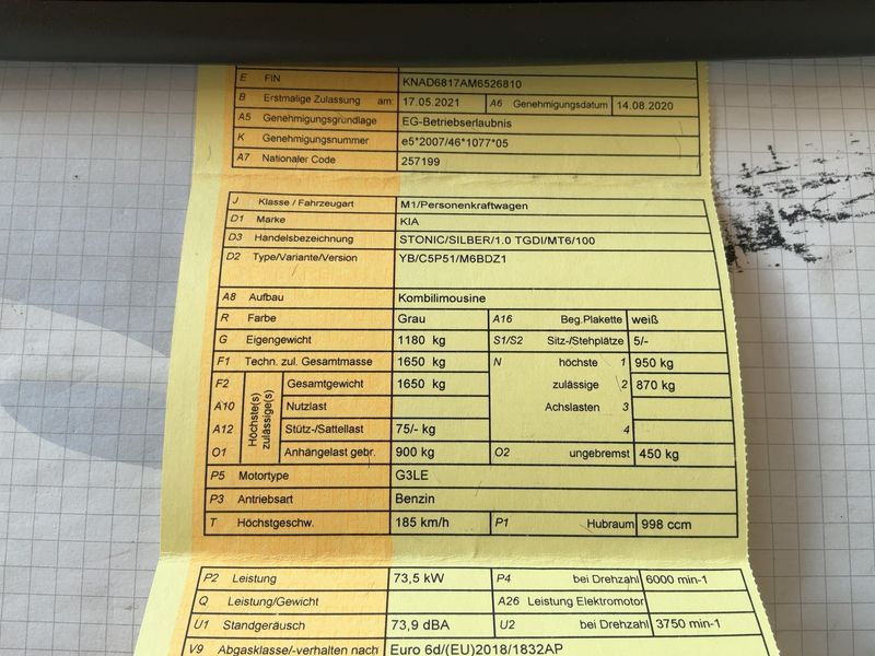 Kia Stonic 1.0 TGDI Silber — zdjęcie 15