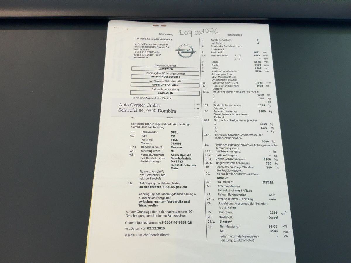 Opel Movano d'occasion