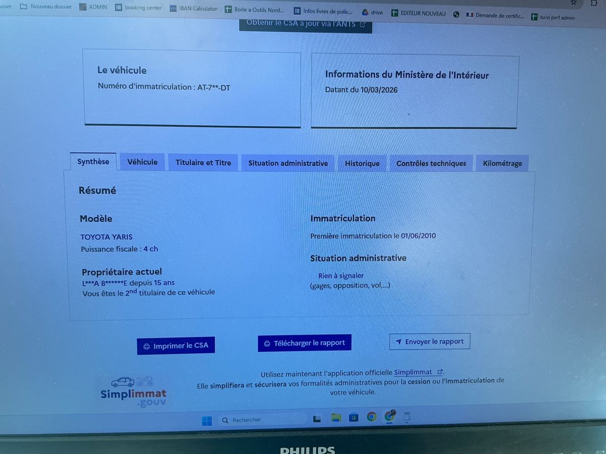 Toyota Yaris d'occasion