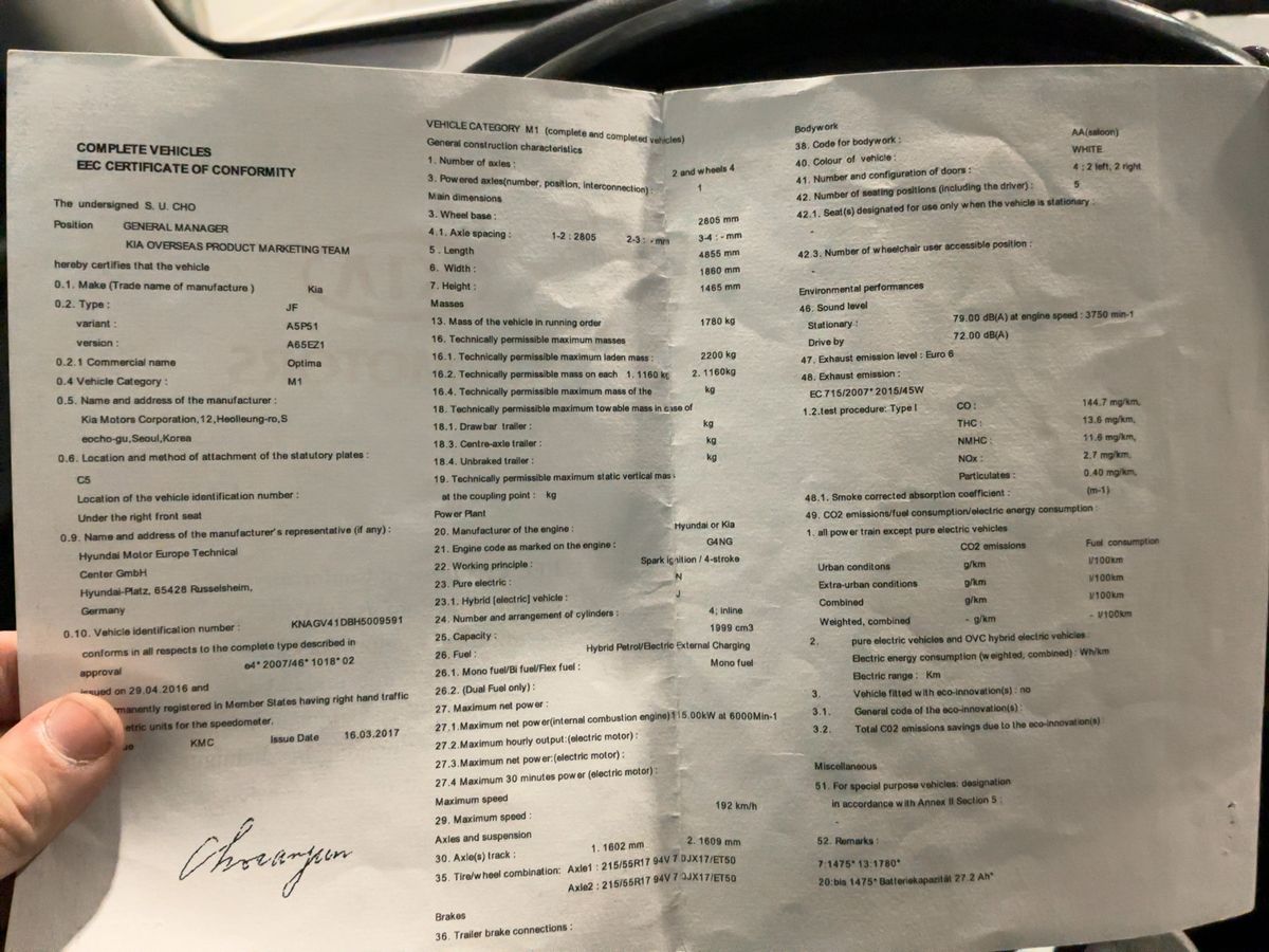 Kia Optima d'occasion