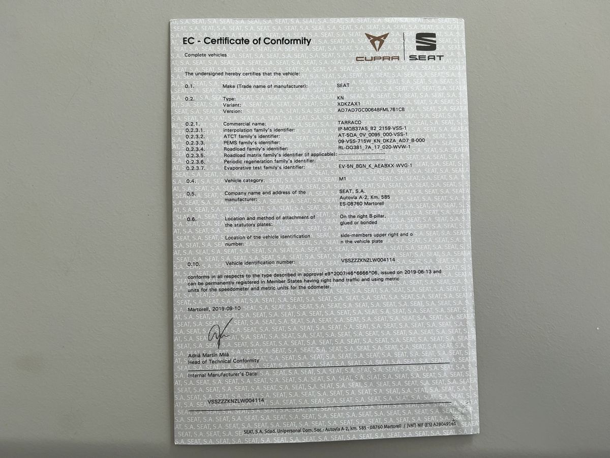 Seat Tarraco d'occasion