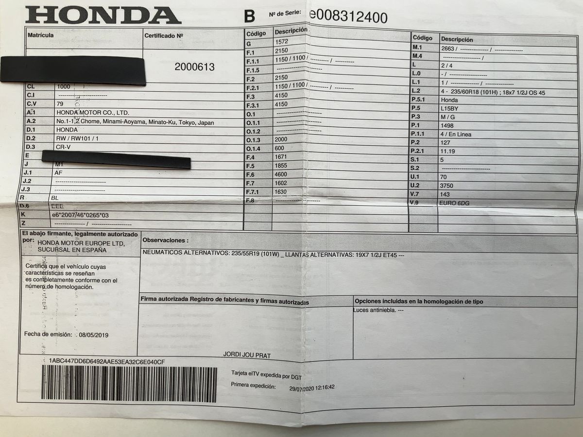 Honda CR-V d'occasion
