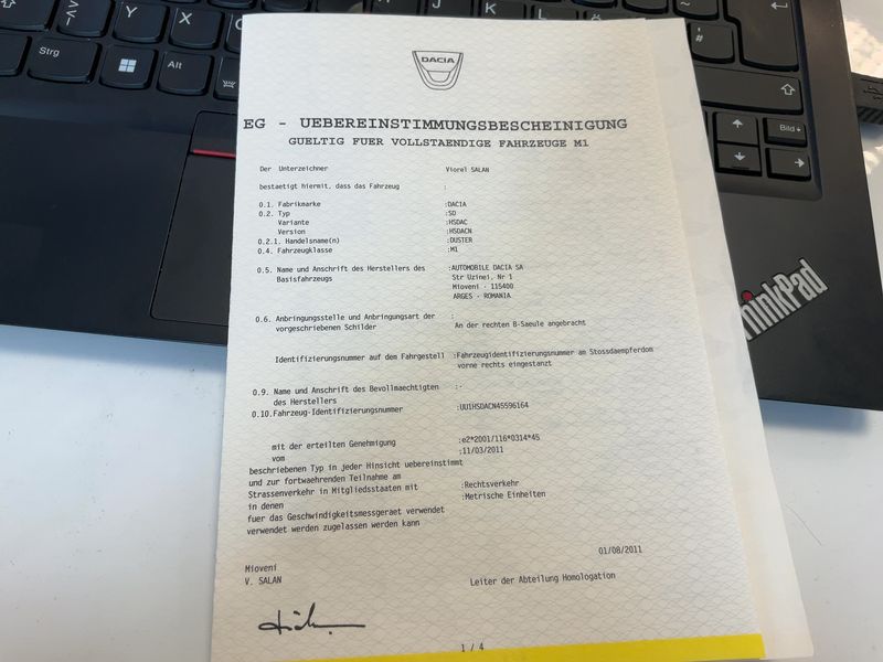 Dacia Duster 1.5 dCi Prestige 4x4 — zdjęcie 16