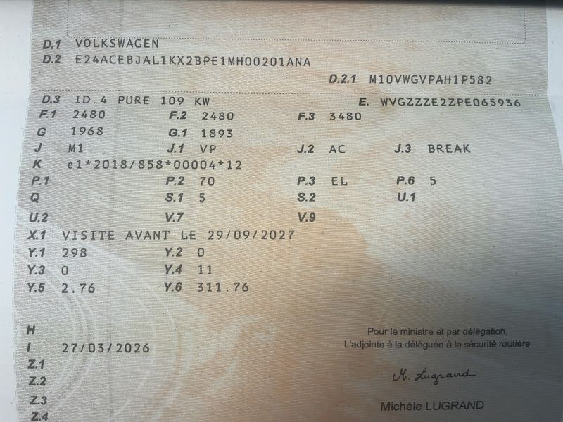 Volkswagen ID.4 electric drive 109 kW Pure — zdjęcie 15