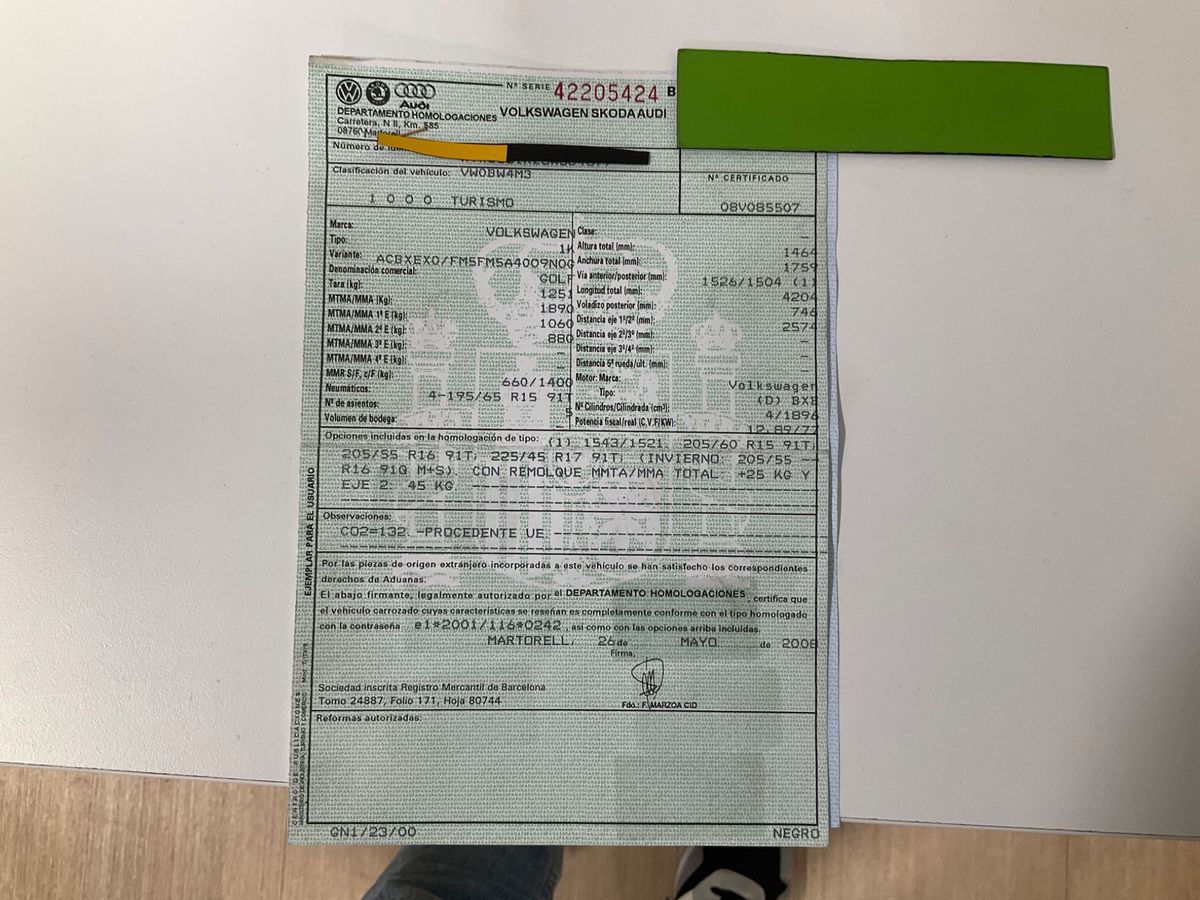 Volkswagen Golf V 1.9 TDI GT Sport