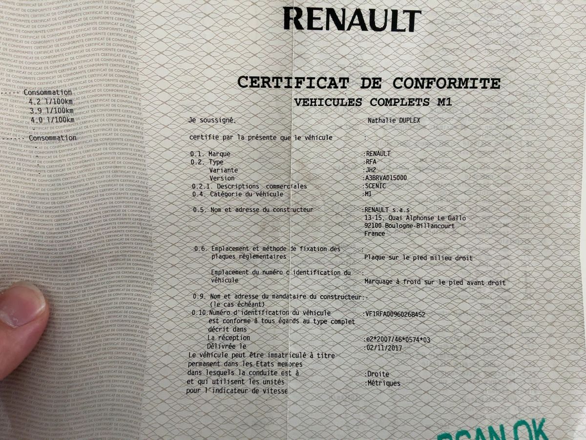 Renault Scenic d'occasion