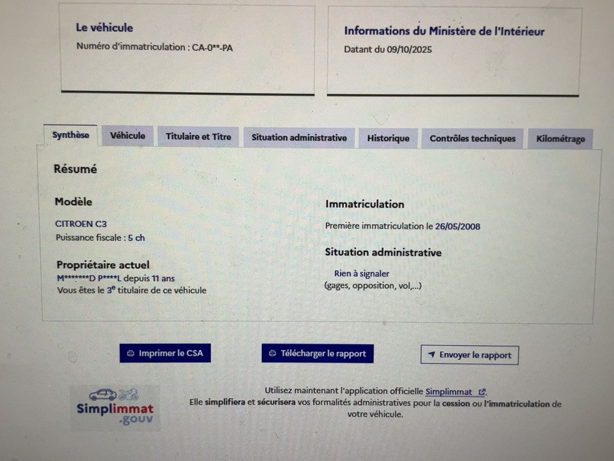 Citroen C3 d'occasion