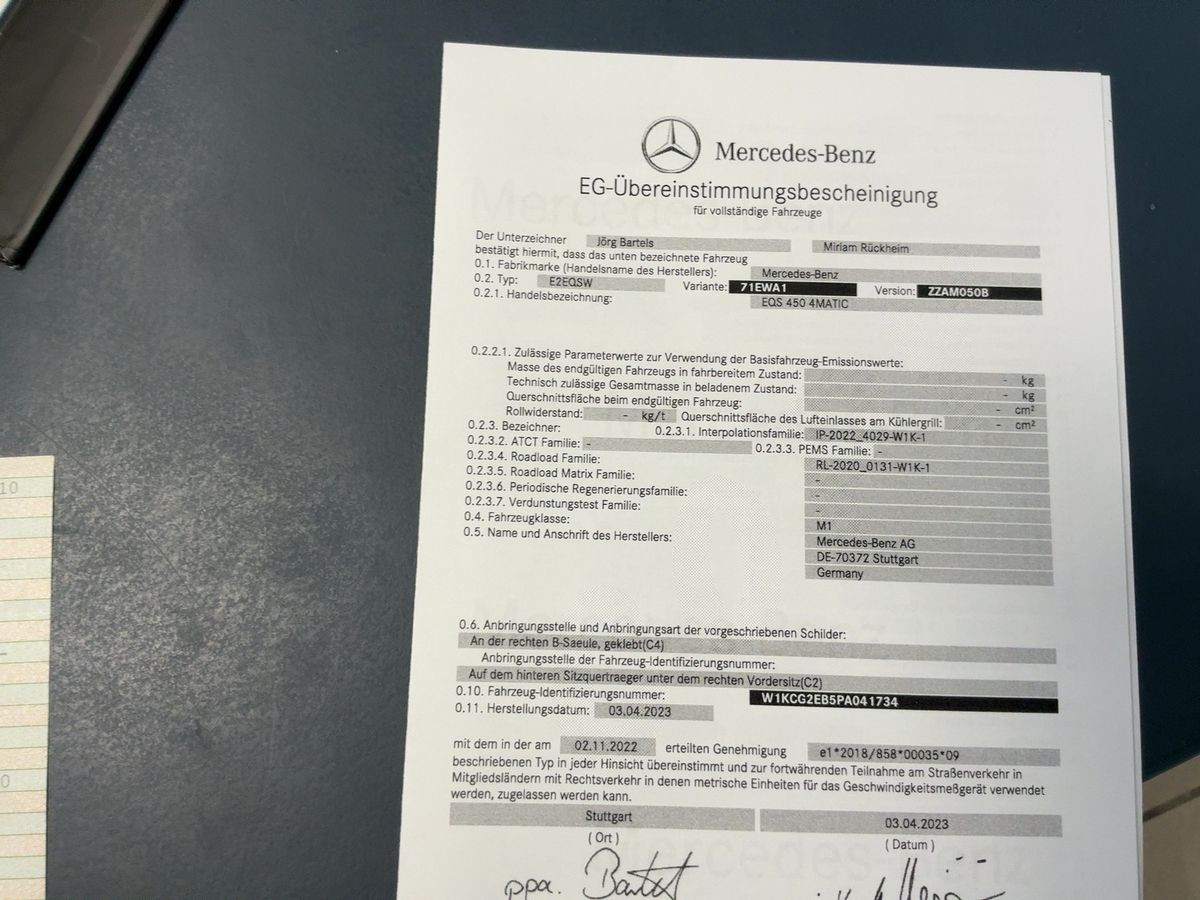 Mercedes-Benz EQS d'occasion