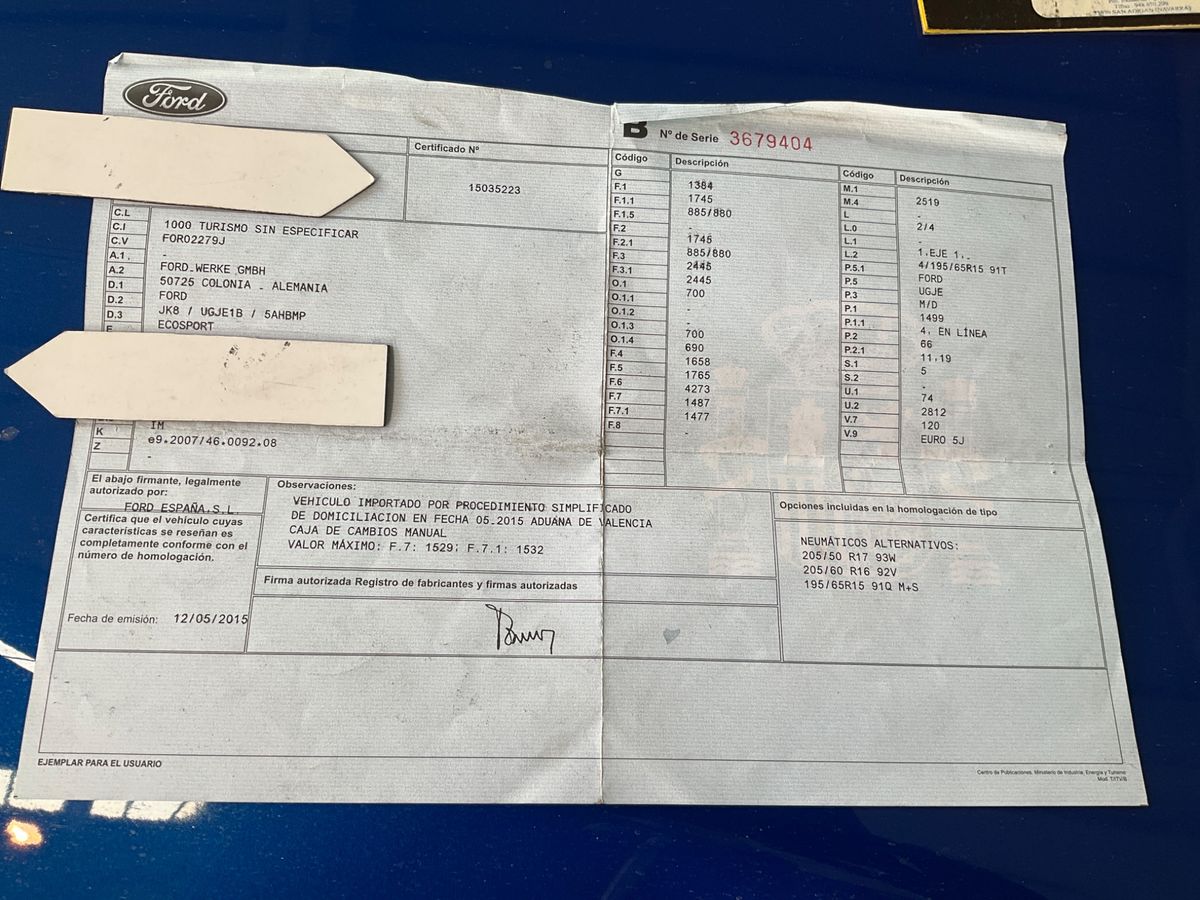 Ford EcoSport 1.5 TDCi Trend